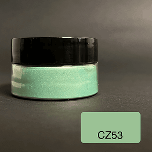 Polvo de mica 10g VERDE MANZANA (CZ53), pigmento en polvo orgánico.
