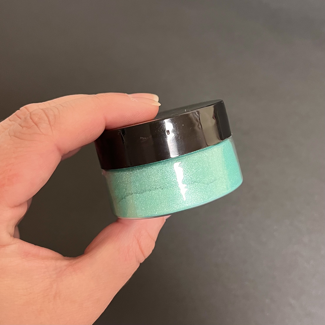 Polvo de mica 10g VERDE AGUA (CZ31), pigmento en polvo orgánico. 2