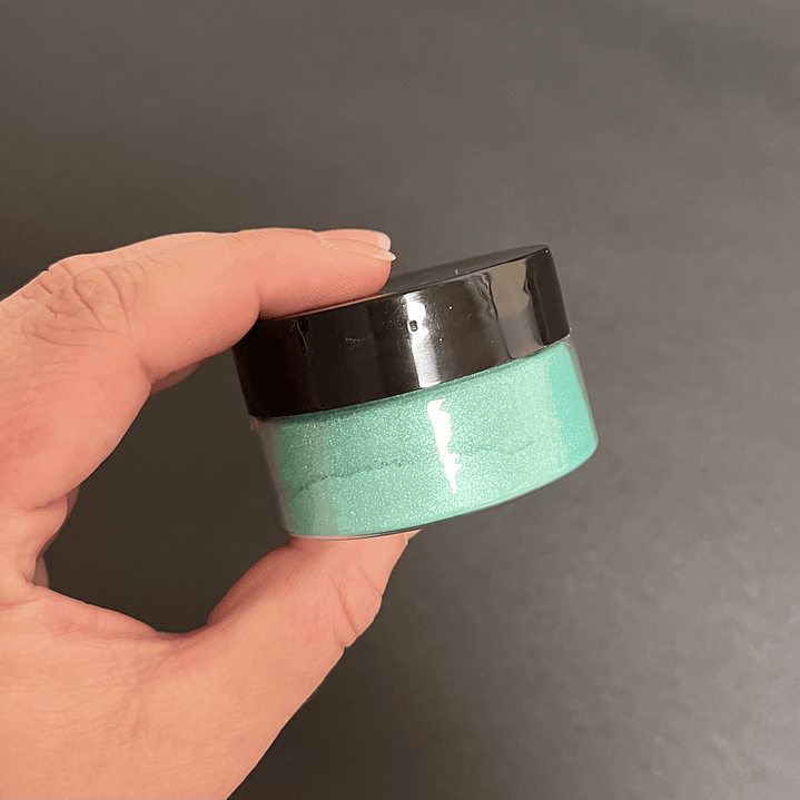 Polvo de mica 10g VERDE AGUA (CZ31), pigmento en polvo orgánico. 2