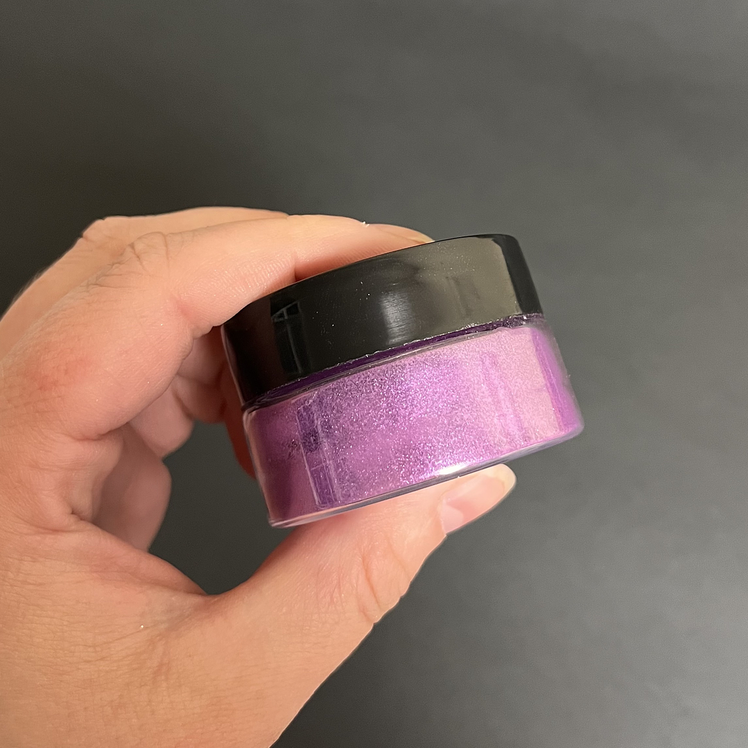 Polvo de mica 10g MORADO (CZ66), pigmento en polvo orgánico. 2