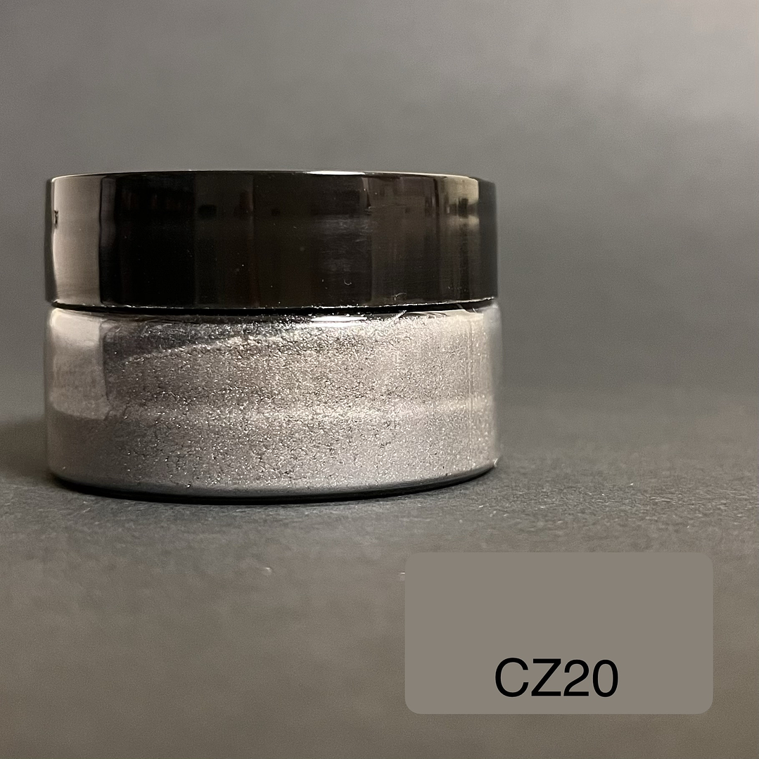 Polvo de mica 10g GRAFITO (CZ20), pigmento en polvo orgánico. 1