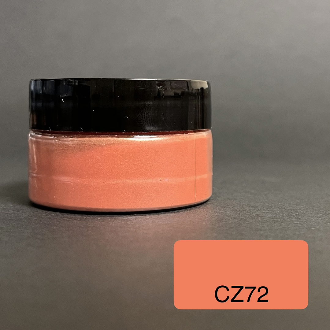 Polvo de mica 10g ANARANJADO (CZ72), pigmento en polvo orgánico. 1