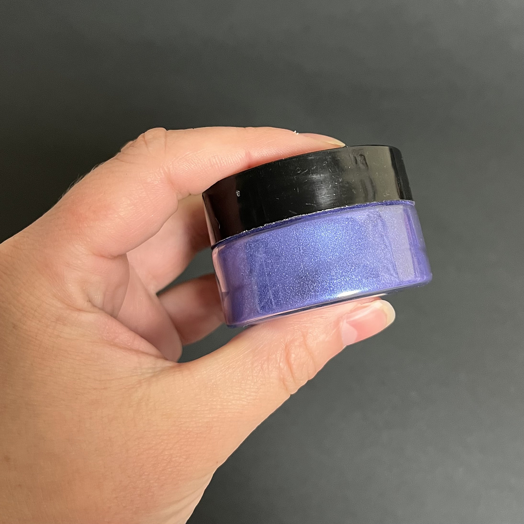 Polvo de mica 10g PÚRPURA OSCURO (CZ19), pigmento en polvo orgánico. 2