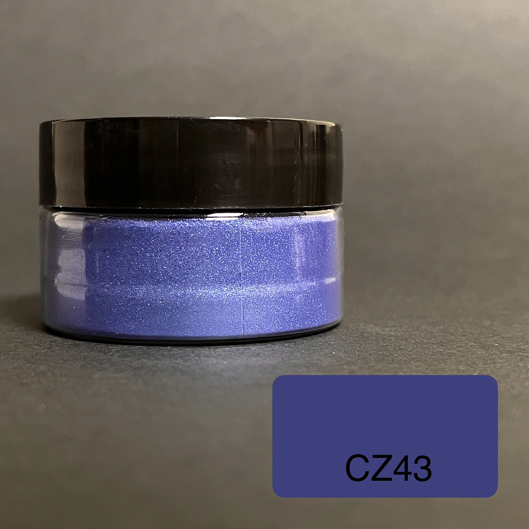 Polvo de mica 10g AZUL PERSIA (CZ43), pigmento en polvo orgánico. 1