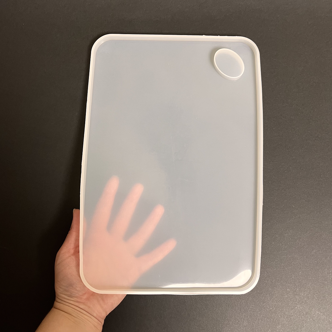 Molde de silicona tabla de cocina rectangular 30cm TIPO A,  3