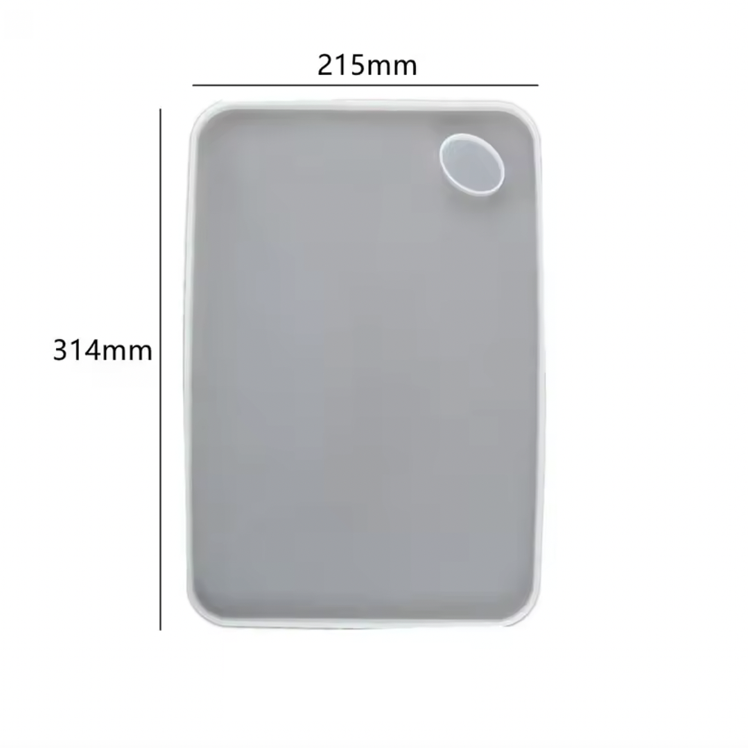 Molde de silicona tabla de cocina rectangular 30cm TIPO A,  2