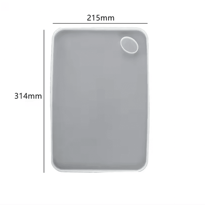 Molde de silicona tabla de cocina rectangular 30cm TIPO A,  2
