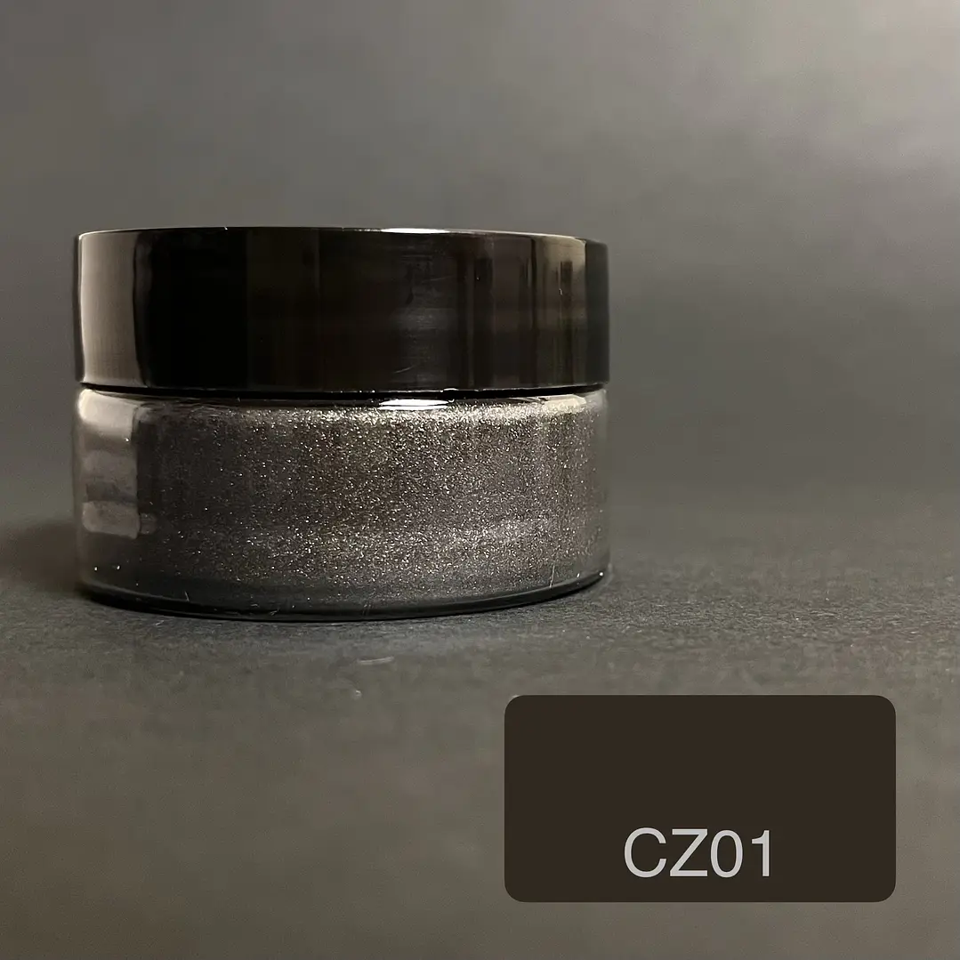 Polvo de mica 10g NEGRO (CZ01), pigmento en polvo orgánico. 1