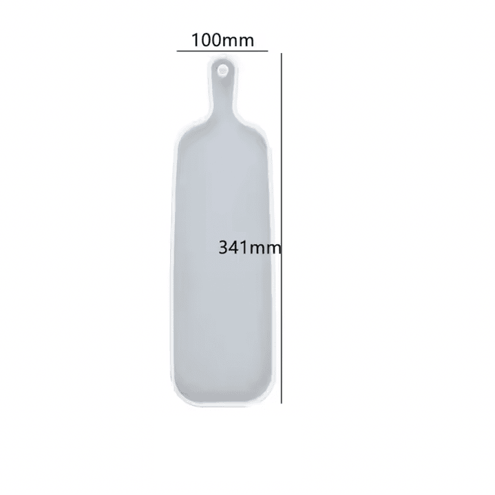 Molde de silicona tabla ALARGADA 33cm con mango. 3