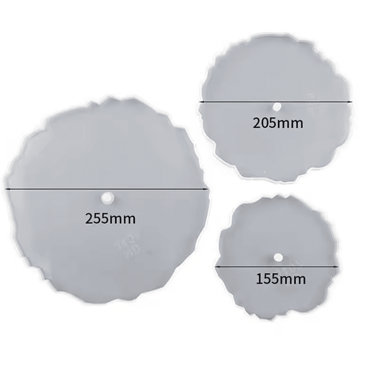 Set moldes de silicona bandejas TRES NIVELES CIRCULAR. 2