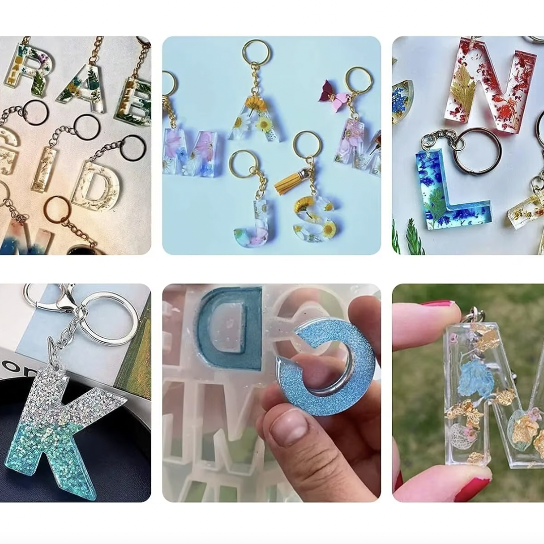 Molde de silicona letras Alfanumérico POR EL DERECHO, 36cm. 4