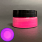Pigmento en polvo fotoluminiscente ROSADO, 20g, brilla en la oscuridad. - Miniatura 1