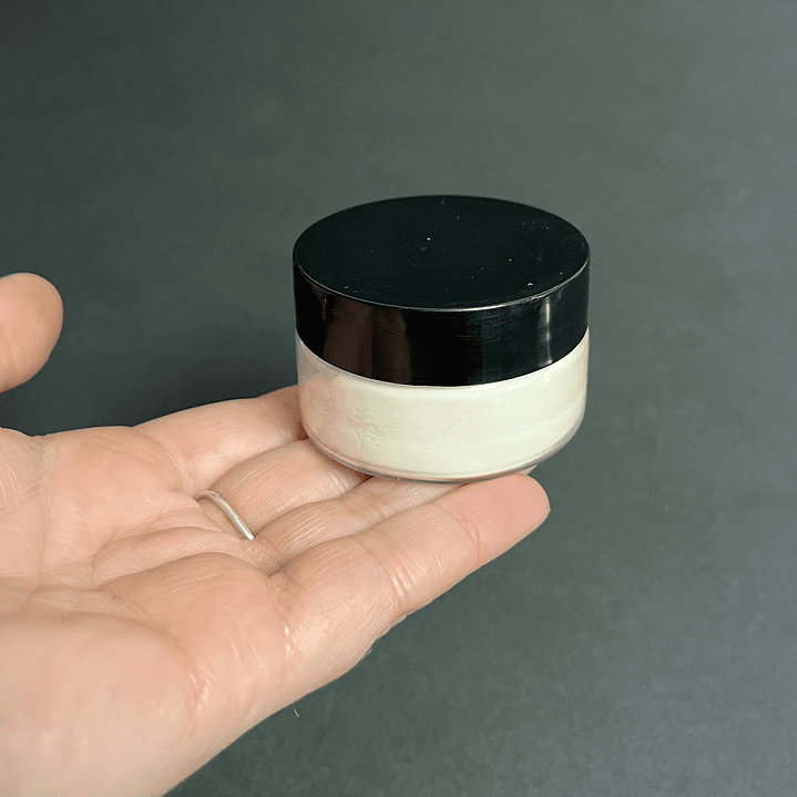 Pigmento en polvo fotoluminiscente BLANCO TURQUESA, 20g, brilla en la oscuridad. 2