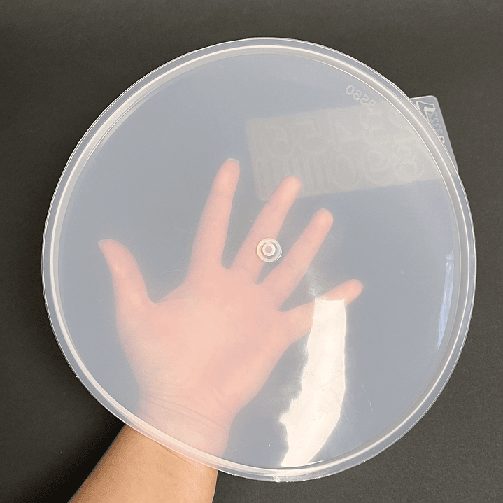 Molde de silicona reloj PEQUEÑO TRADICIONAL 27cm + molde números. 2