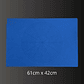 Mat de silicona grande 61cm x 42cm, color azul. - Miniatura 2