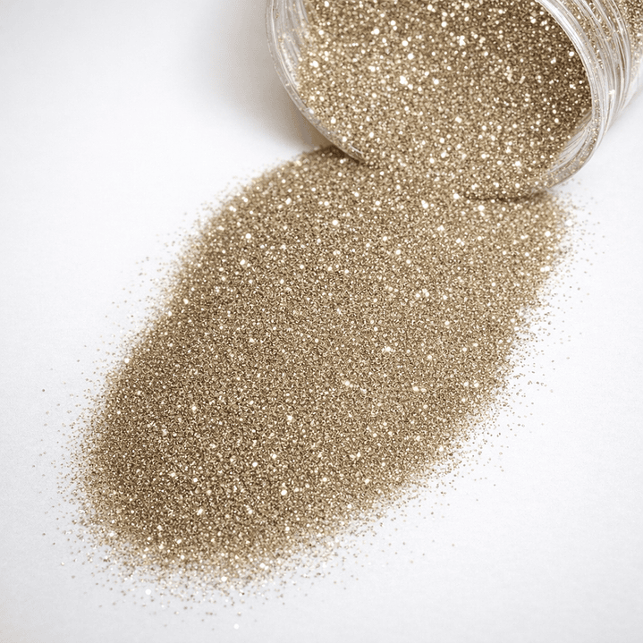 Glitter fino DORADO KC, brillante, 10g. 1