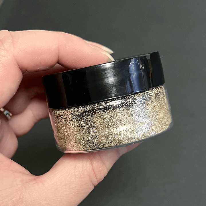 Glitter fino DORADO KC, brillante, 10g. 2