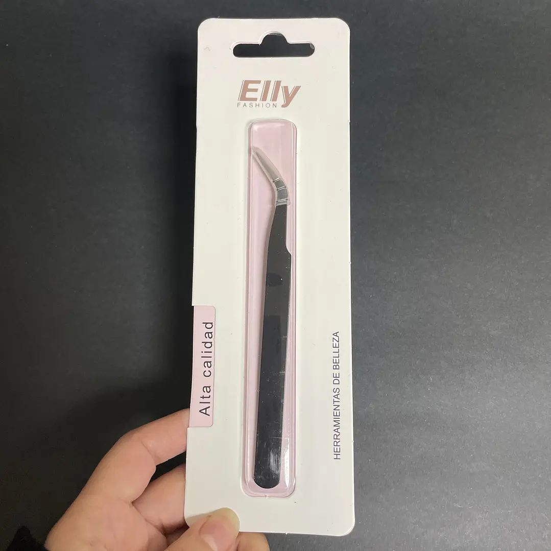 Pinza metálica de precisión acero, ángulo 45º. 2