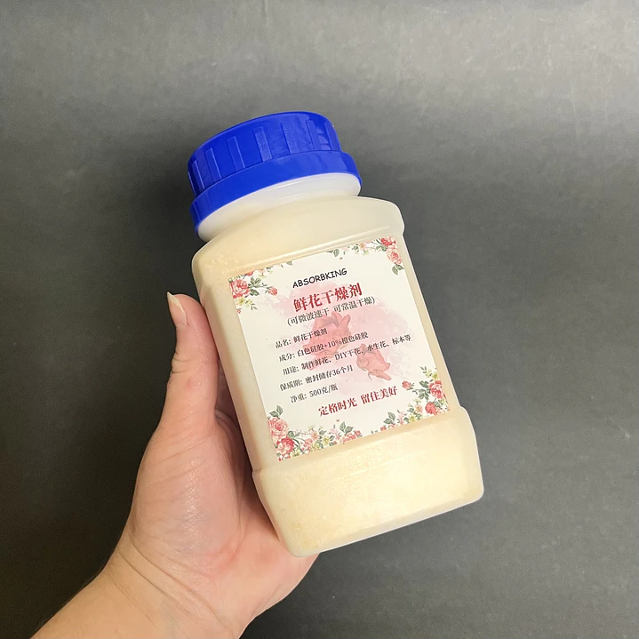 Gel de silice cromogénico, para el secado de flores y hojas. 500g 3