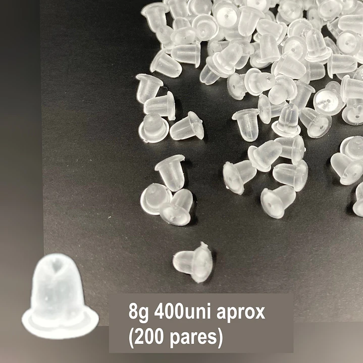 Tornillos/topes traseros de silicona TRADICIONALES 8g, aprox400uni (200pares) 1