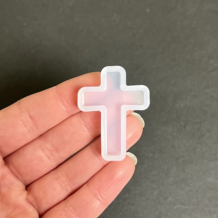 Molde de silicona CRUZ recta, 3,5cm. 1