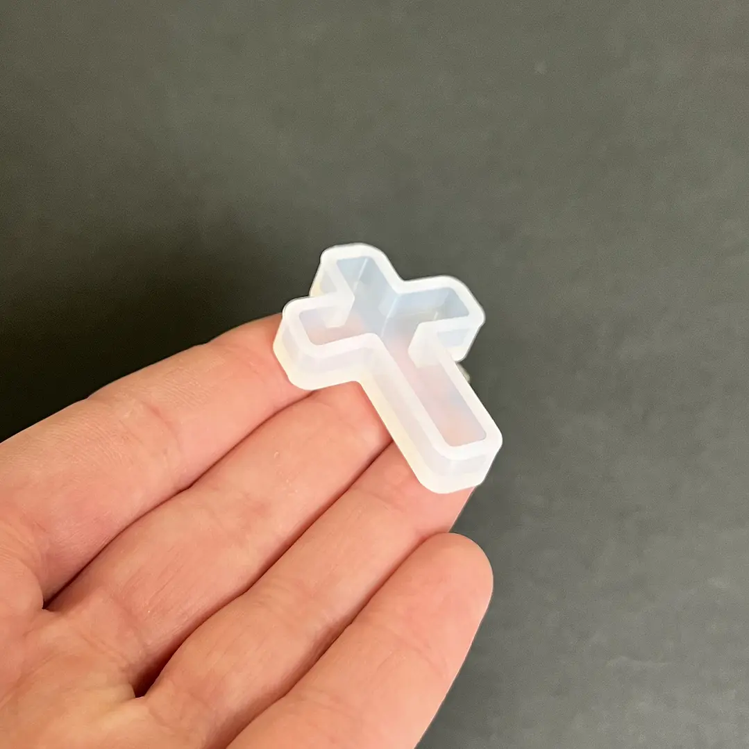 Molde de silicona CRUZ recta, 3,5cm. 3