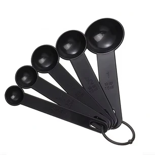 Set cucharas medidoras 5pcs, 1,25ml a 15ml. 