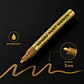 Marcador metalizado DORADO 3.0mm, waterproof, plástico, metal, madera, etc. - Miniatura 1