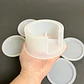 Juego de moldes posavasos CIRCULARES + contenedor, 7 piezas - Miniatura 3