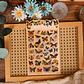 Stickers MARIPOSAS CÁLIDAS + Flores, fondo transparente, 2 láminas. - Miniatura 1