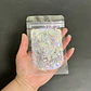 Shunky glitter grueso SILVER FUN, 10g, holográfico. - Miniatura 2