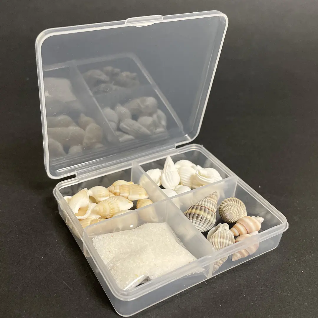 Mini set marino conchas + arena blanca  4