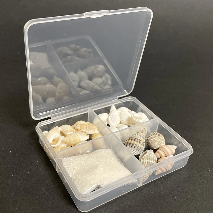 Mini set marino conchas + arena blanca  4