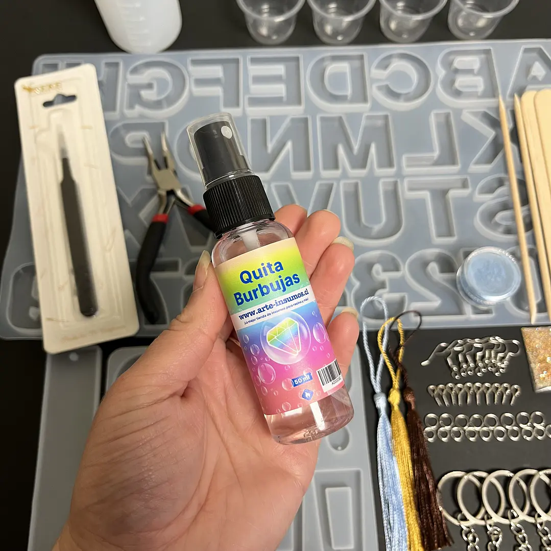 Kit inicial de insumos aros y llaveros, 70pcs. 2