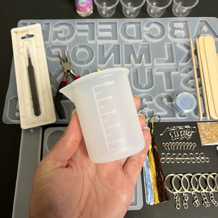 Kit inicial de insumos aros y llaveros, 70pcs. 3