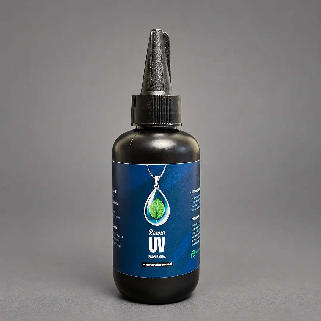 Resina UV profesional 100g, cristalina, extra dureza.  1