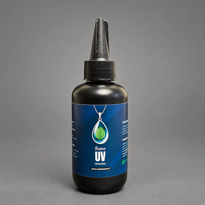 Resina UV profesional 100g, cristalina, extra dureza.  1
