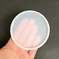 Molde de posavasos circular, 8,4cm diámetro, plano liso. - Miniatura 1