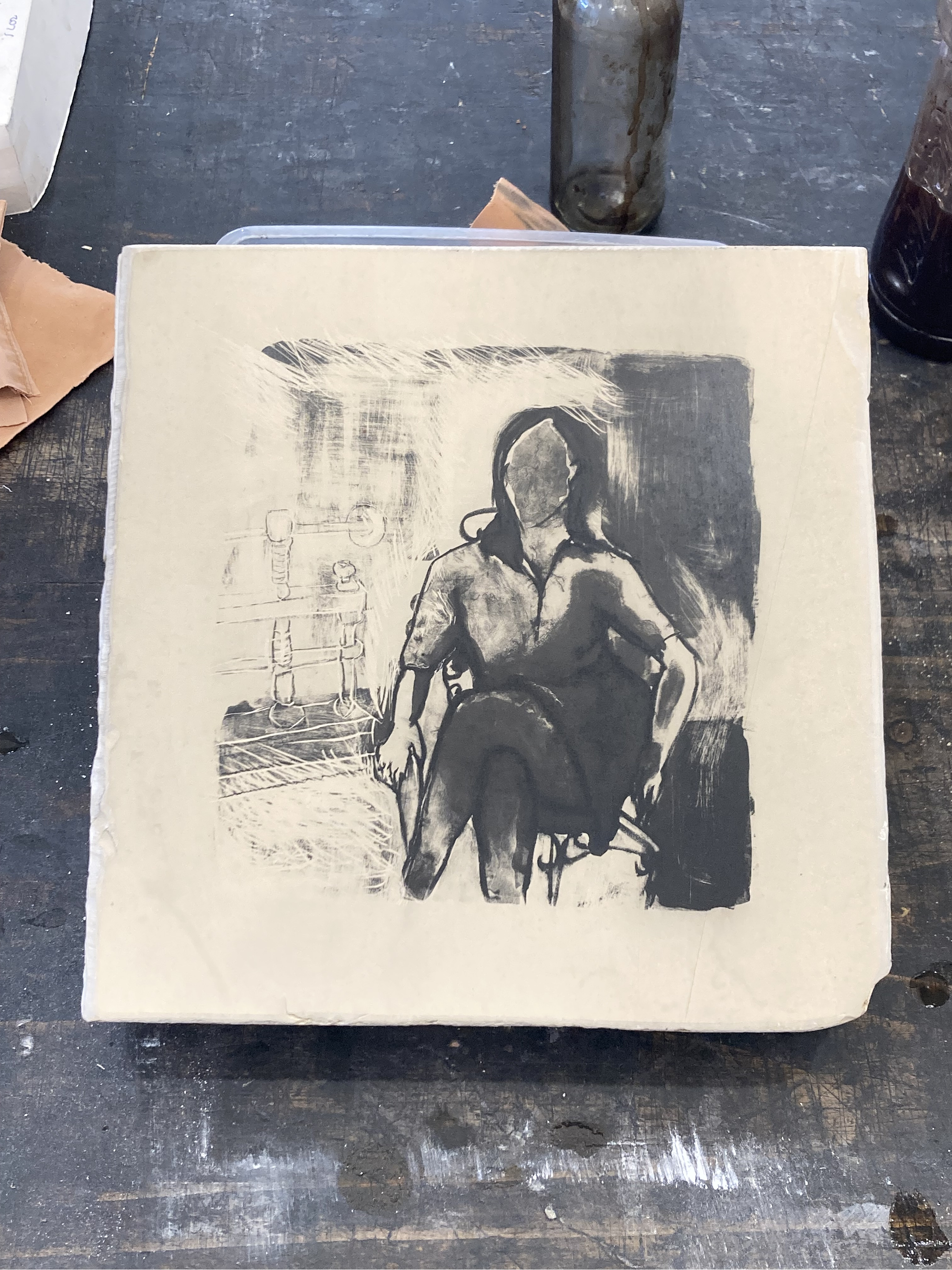 Autorretrato en el taller  2