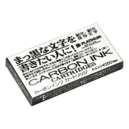 Cartuchos de tinta Carbon Pen - Paquete de 4 - Negro
