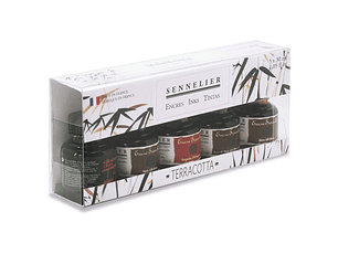 Sennelier Terracotta - Tinta de dibujo (5 x 30 ml)