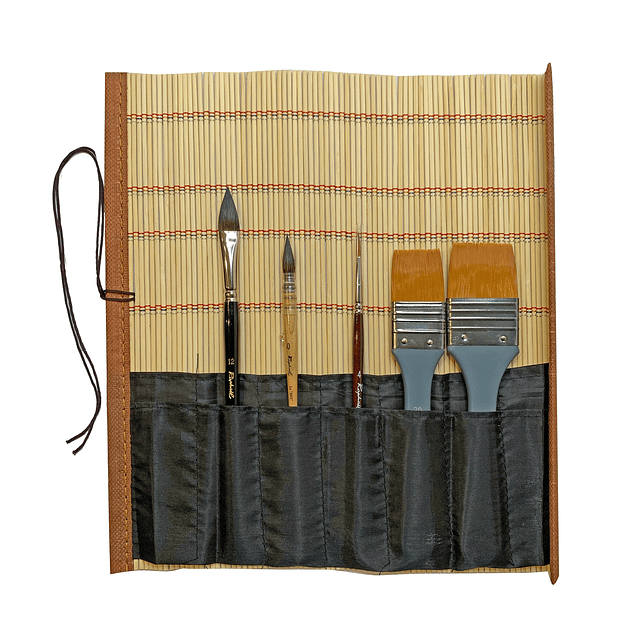 Estuche de Bamboo para pinceles (2 tamaños)