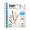 Bloc dibujo Cray'ON Micro-perforado con espiral 120 g (2 tamaños)