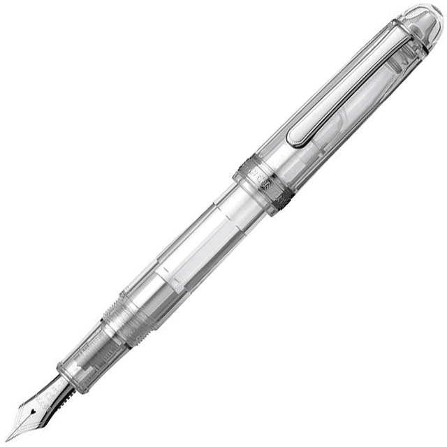 Pluma Estilográfica PLATINUM #3776 Century - Oro 14k Rodio Negro