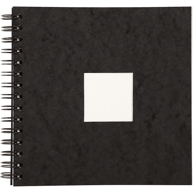 Libreta de viaje para Acuarela (3 tamaños) - Portada color negro