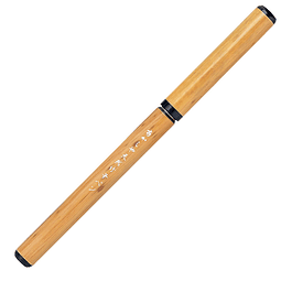 Natural bamboo brush pen /en caja transparente 