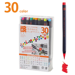 Set Completo 30 "Aya" Brush Pen