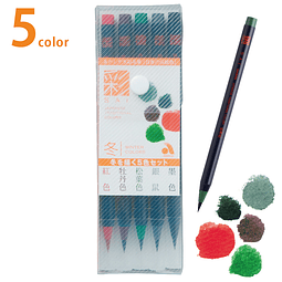 Set 5 "Aya" Brush Pen - Set Winter 