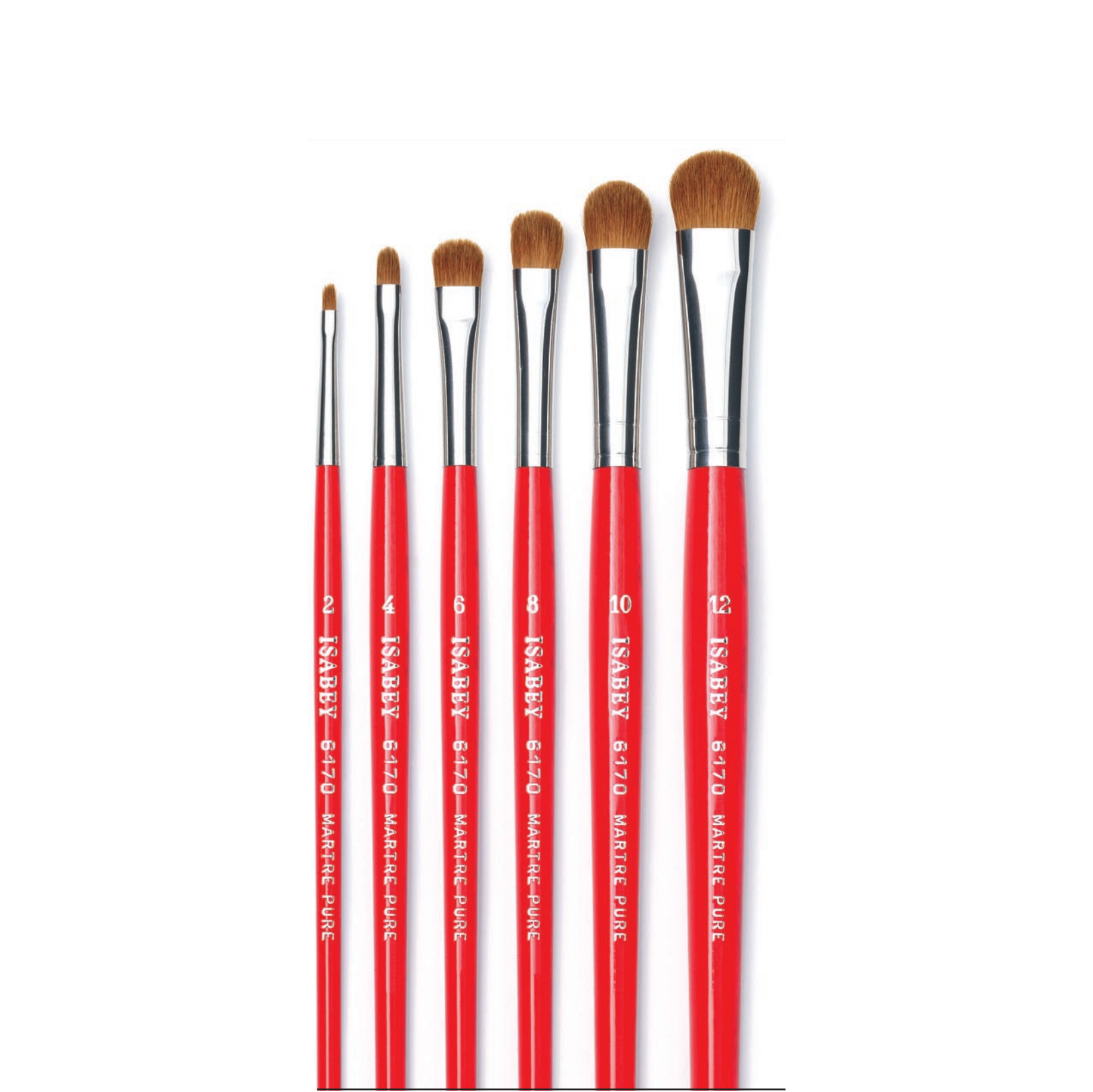 6170 - Kolinsky Fat Filbert Brushes