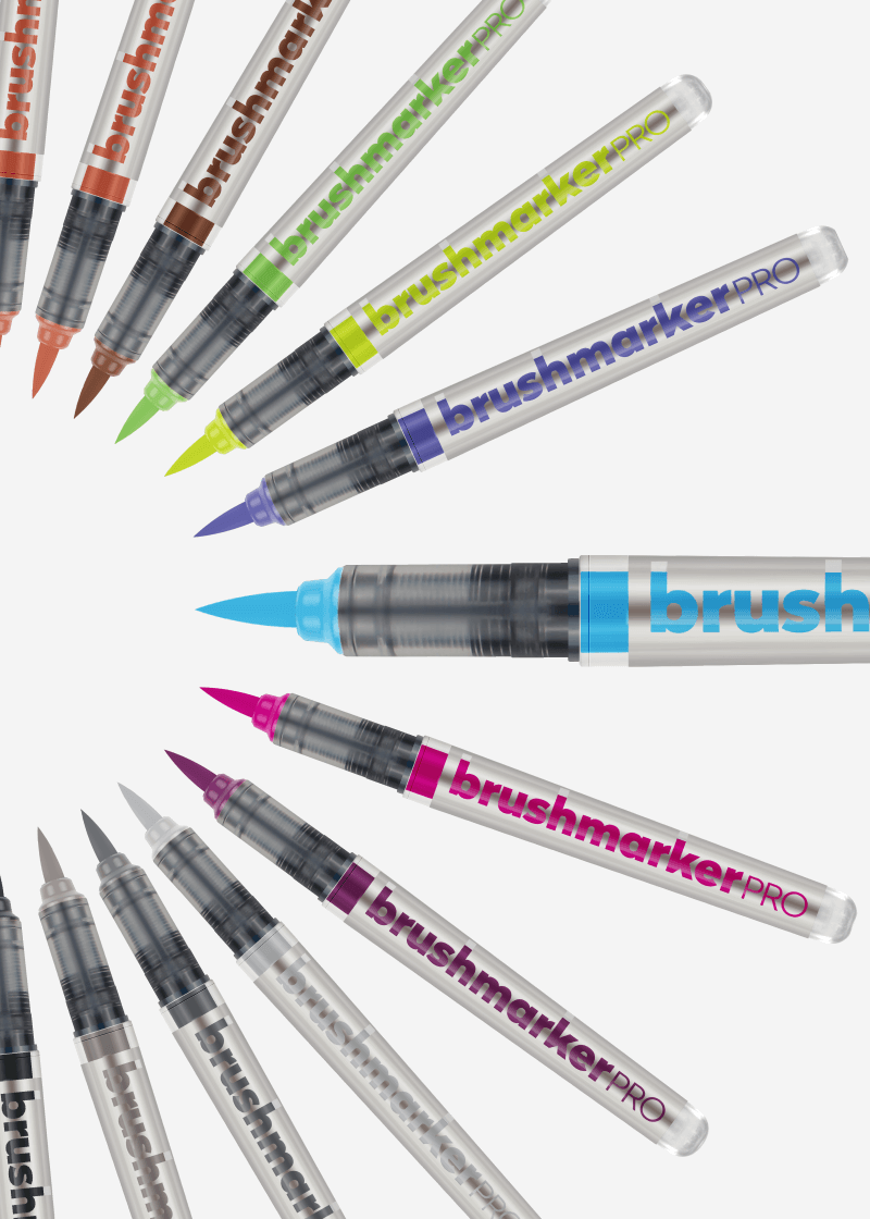 BrushmarkerPRO | 60 Colores individuales